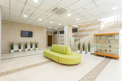 Пансионат Урал Анапа, холл в медицинском центре