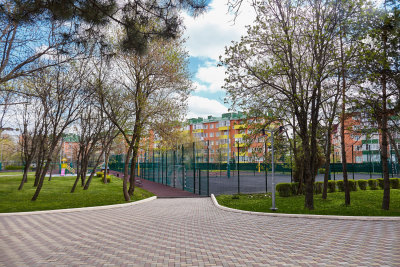 Санаторий Казахстан, спортивные площадки на территории