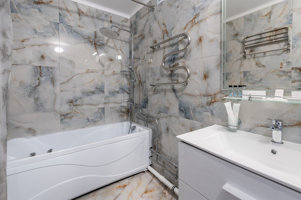 Полулюкс 2-х местный 2-комнатный в санатории Шексна - ванная комната