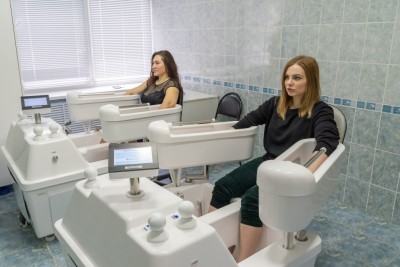 Лечение в санатории им. Сеченова, вихревые ванны для рук и ног