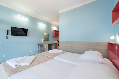 Эконом-класс без балкона 2-х местный 1-но комнатный в санатории Шексна - телевизор