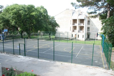 Баскетбольная площадка в санатории Им. Ломоносова