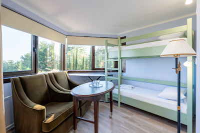 Полулюкс 2-х местный 2-комнатный в санатории Шексна - двухъярусная кровать