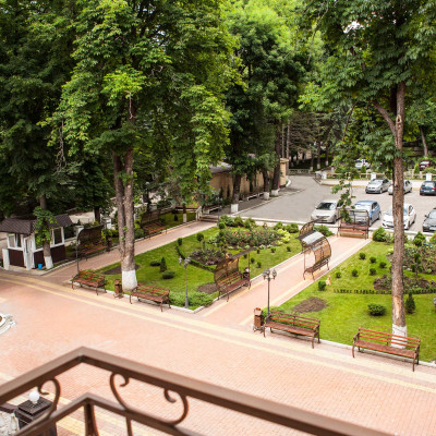 Санаторий Белая Дача вид с балкона