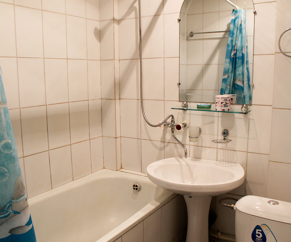 Двухместный однокомнатный 2 категории в санатории Здоровье - ванная комната