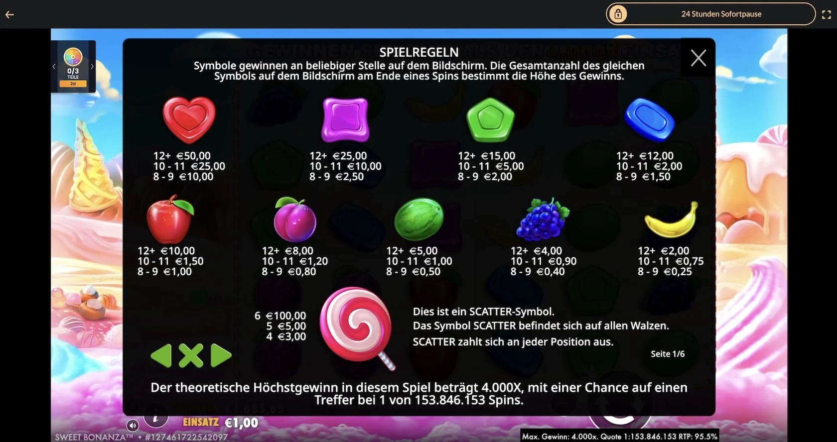 Sweet Bonanza Demo auf iOS: Mobile Version für Apple-Nutzer