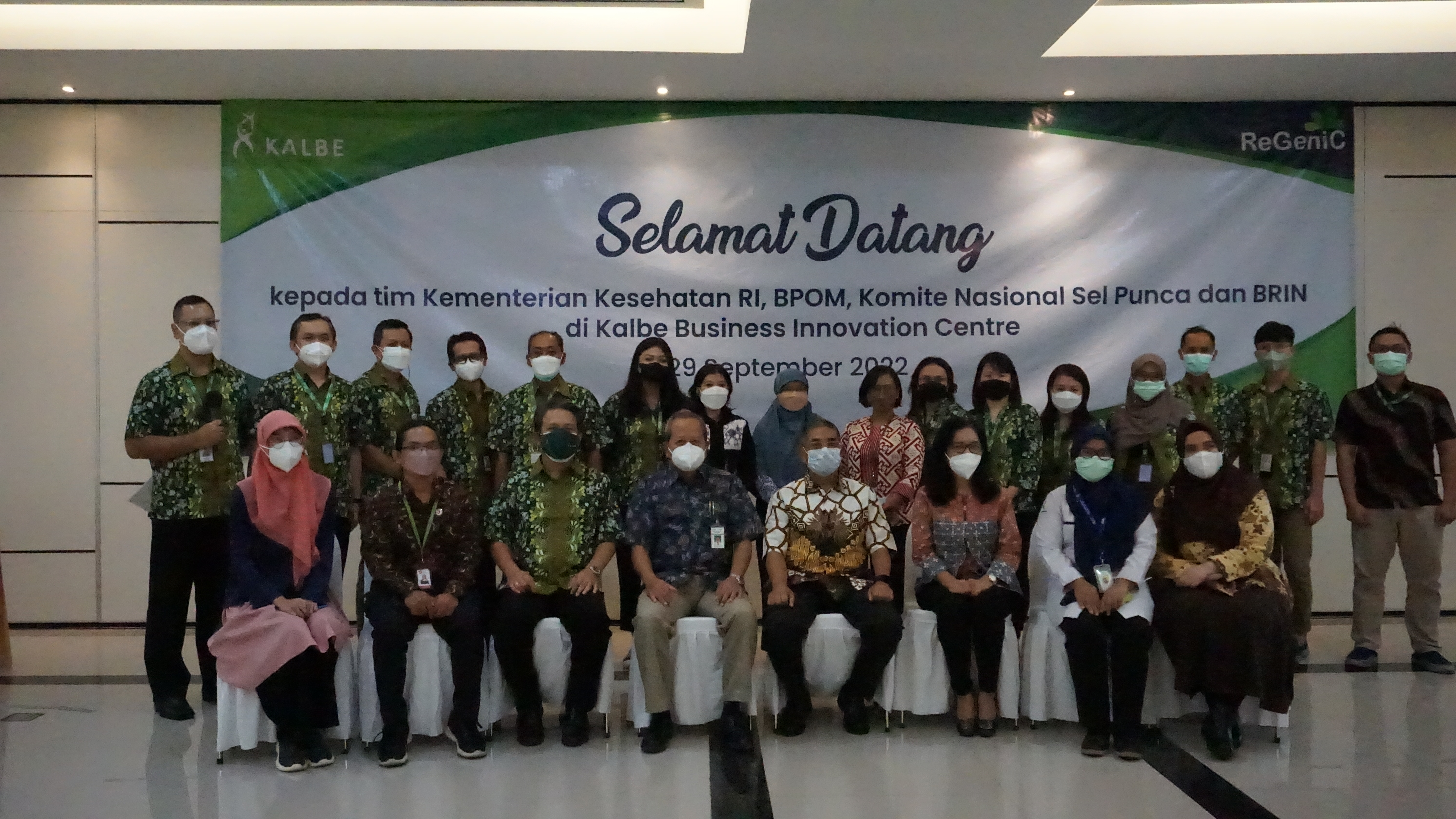 Visit Of The Indonesian Ministry Of Health, BPOM, KNSPI And BRIN