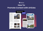 How to Promote Content with Issuu's Articles icon