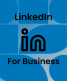 The LinkedIn Logo on a background that includes the Issuu brand shapes