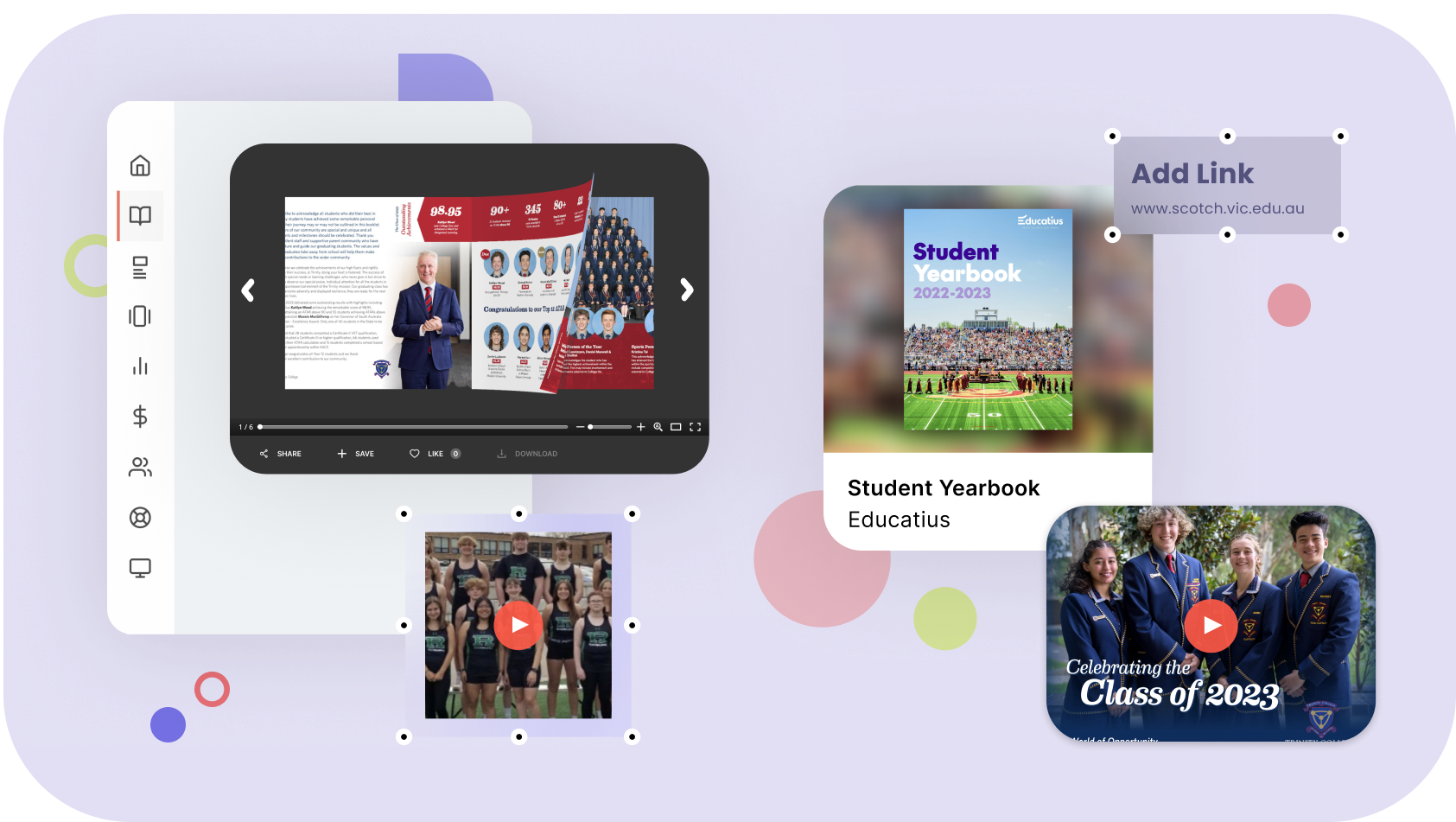 Learn what to include in a digital yearbook.