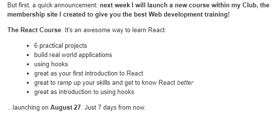 react course