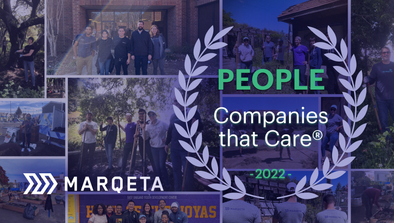 Marqeta People Companies that Care 2022