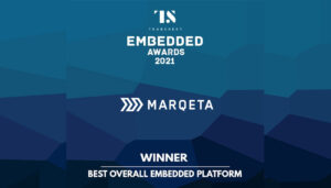 Marqeta wins 2021 Tearsheet Embedded Award