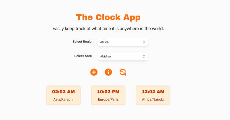The Clock App Preview