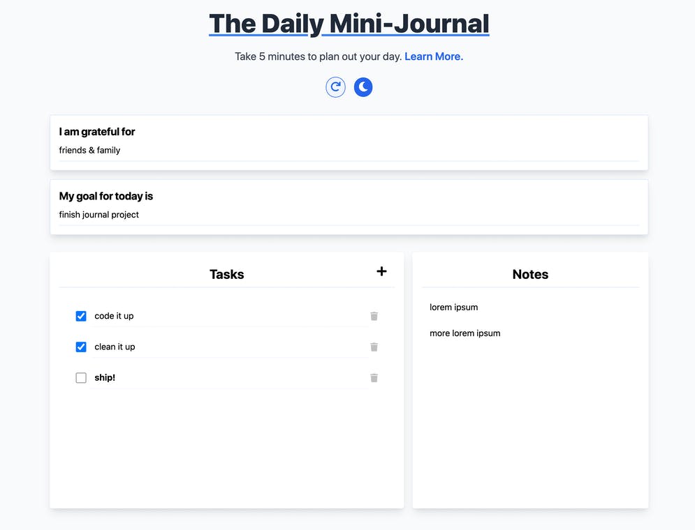 daily-mini-journal
