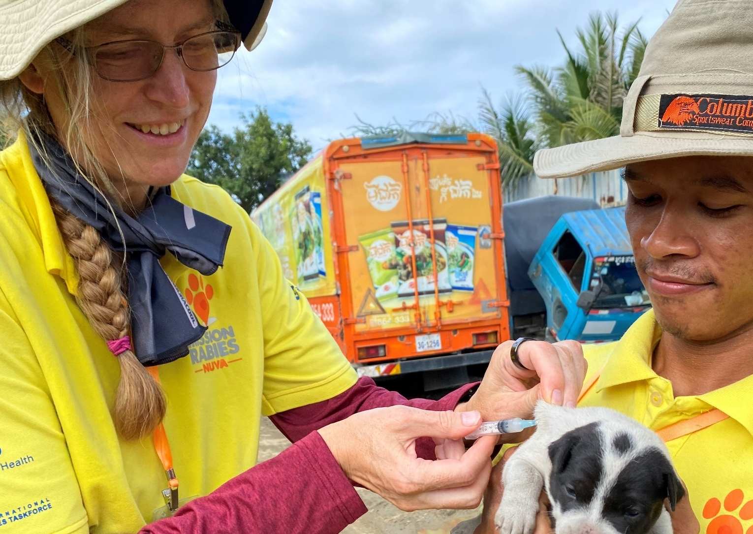 Protecting paws and people: Vet volunteer Andrea helps to combat rabies in Cambodia