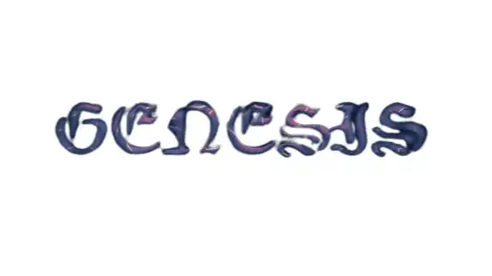 Logo for Peso Pluma's 2023 album Génesis