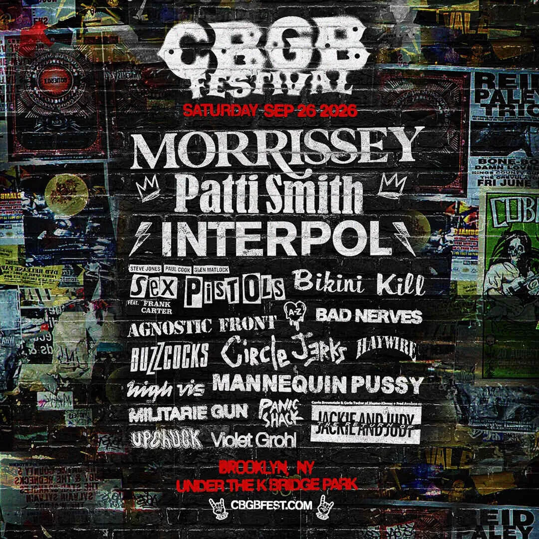thumbnail of CBGB Fest 2026: Sex Pistols, Morrissey, and a Lineup That Feels Like a Cultural Revival