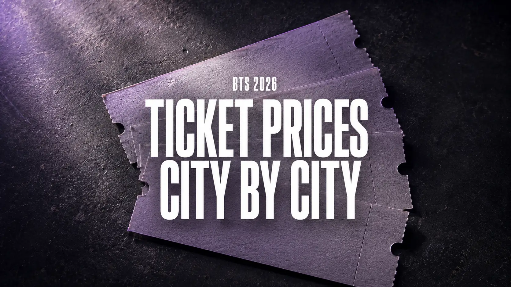 thumbnail of How To Find the Cheapest BTS Tickets in 2026: City-by-City Prices From 15,000 Resale Listings