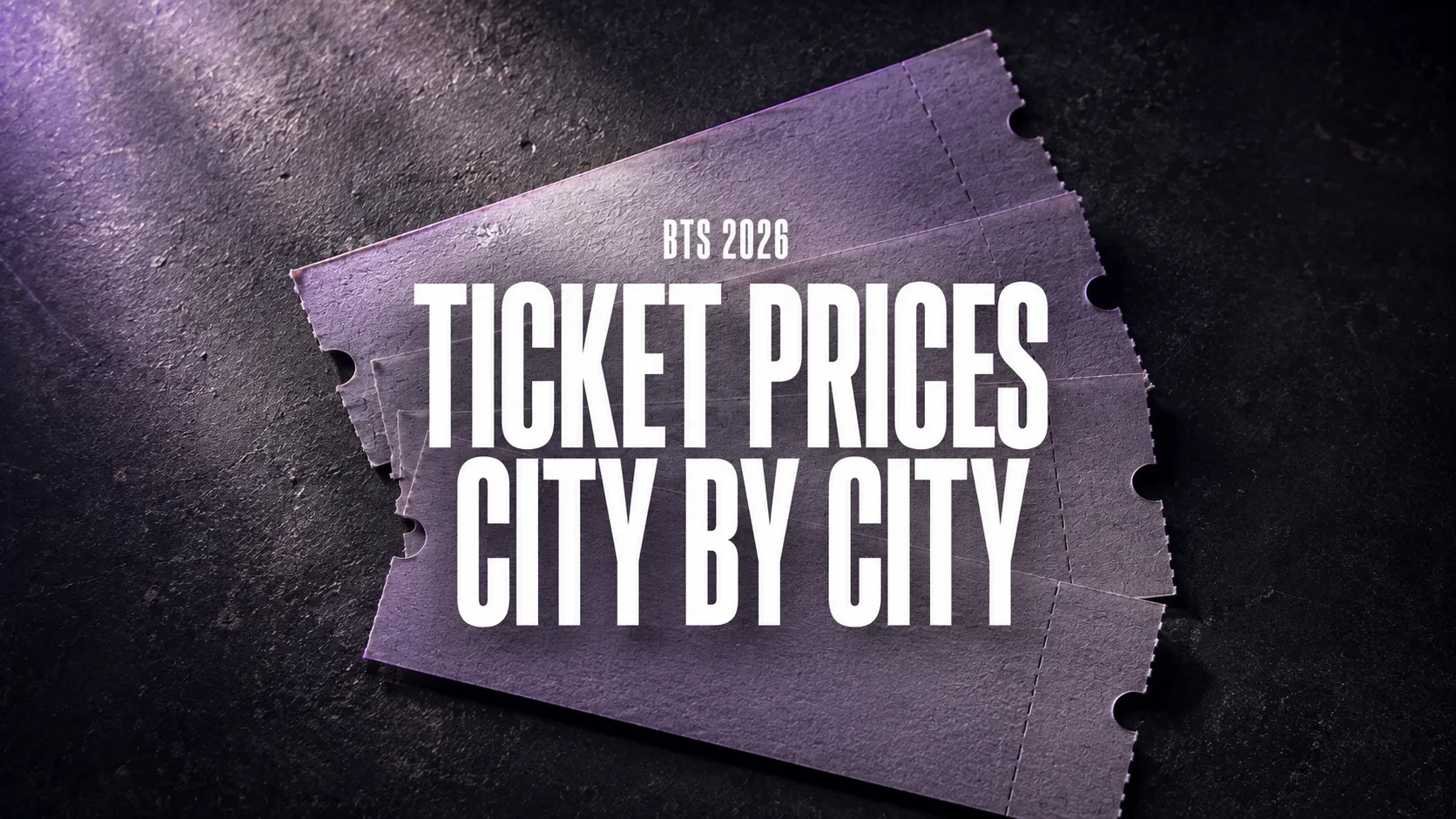 thumbnail of How To Find the Cheapest BTS Tickets in 2026: City-by-City Prices From 15,000 Resale Listings