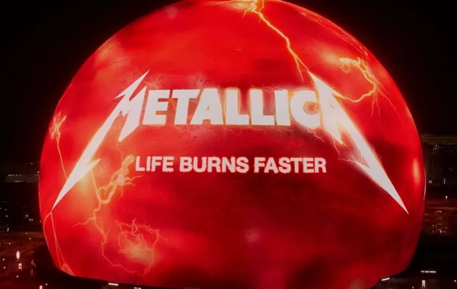 thumbnail of Metallica Life Burns Faster Residency at Sphere in Las Vegas
