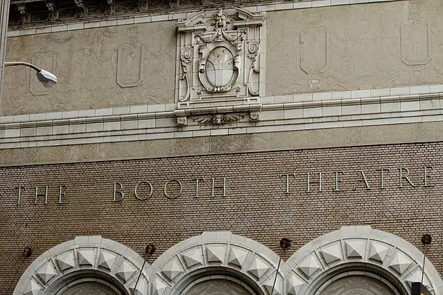Booth Theatre on Broadway by Broadway Tour (CC BY-SA 2.0 DEED)