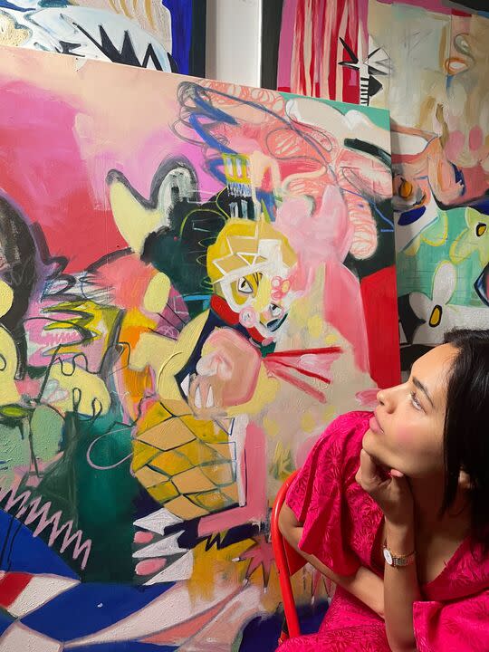 Thumbnail of Karimah Hassan in her studio
