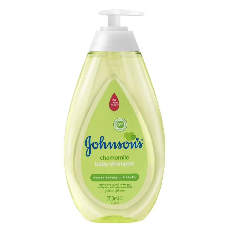 JOHNSON’S® șampon cu mușețel pentru bebeluși