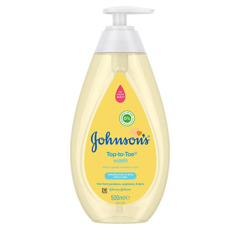 JOHNSON’S® Baby Top-to-Toe 2in1 шампоан за коса и тяло 