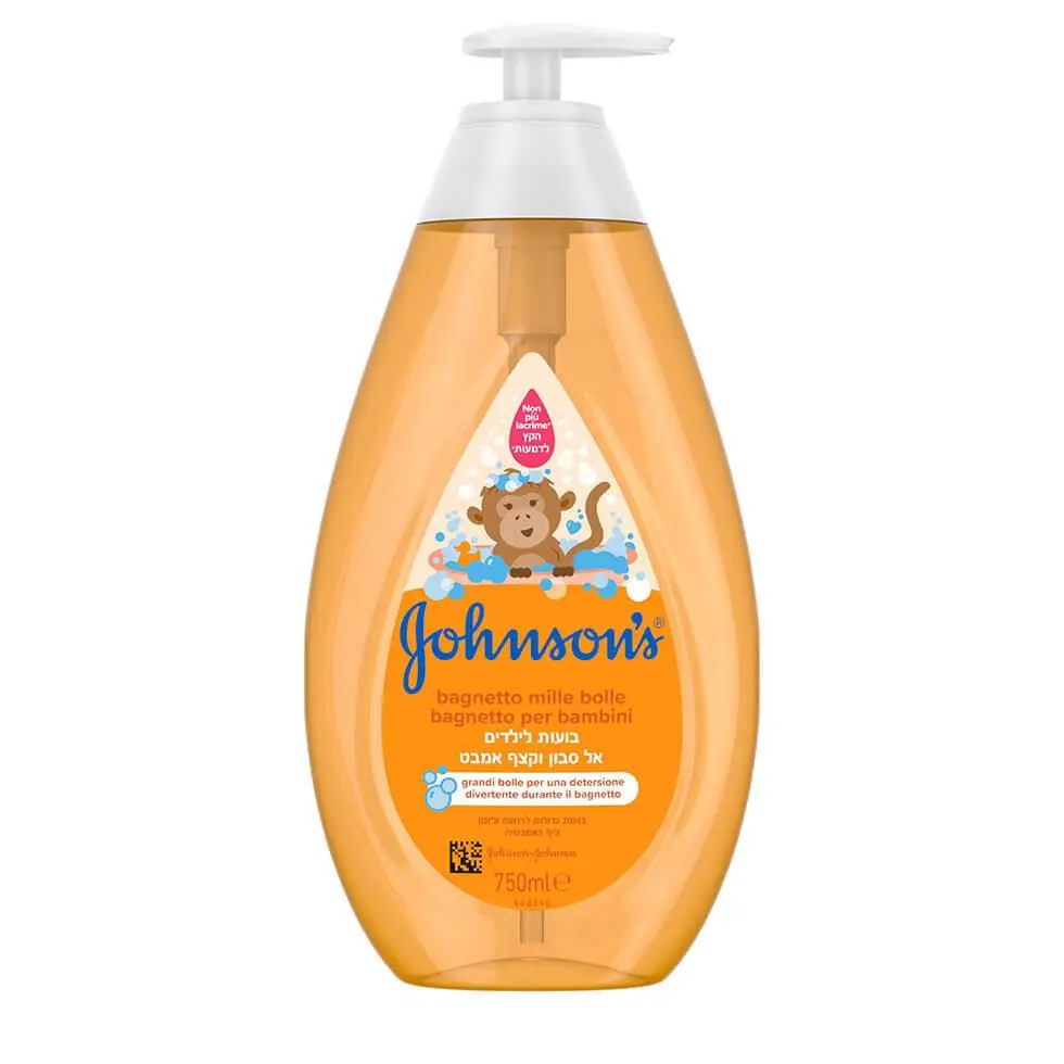 Johnson’s® kupka i gel sa mehurićima za tuširanje dece 
