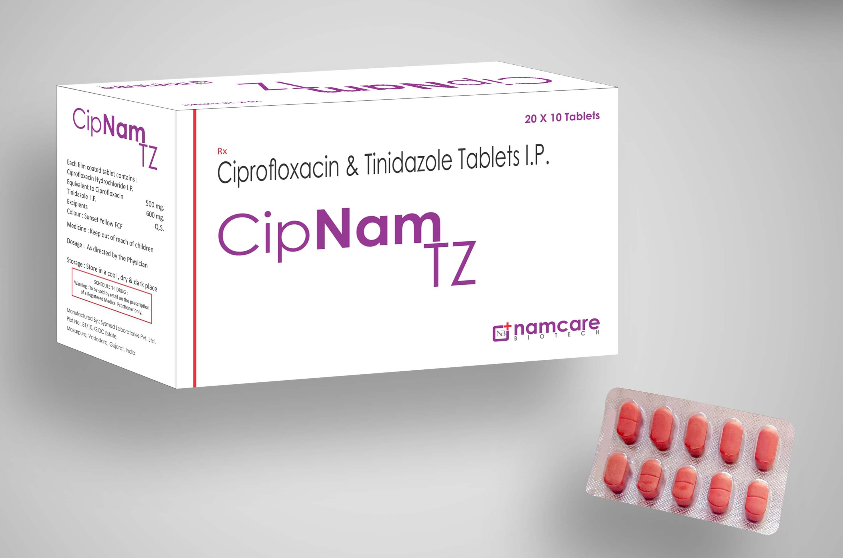 Ciplox tz tablet 1mg