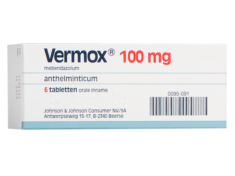Vermox® 100 mg — 6 tabletten