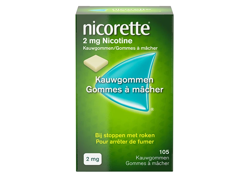 Nicorette® 2 mg — 105 kauwgommen