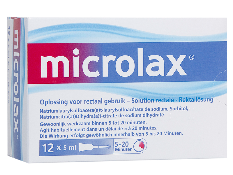 Microlax® microlavement — 12 x 5 ml — afbeelding