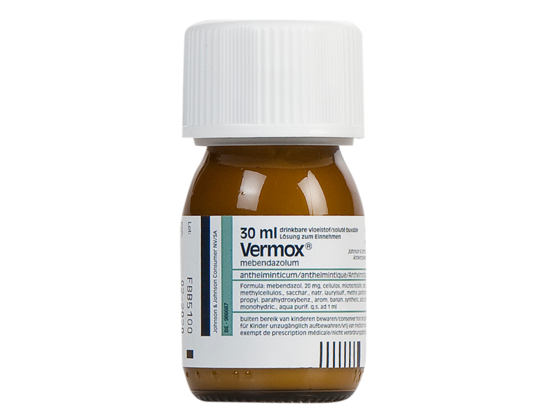 Vermox® 20 mg/ml — 30 ml suspensie