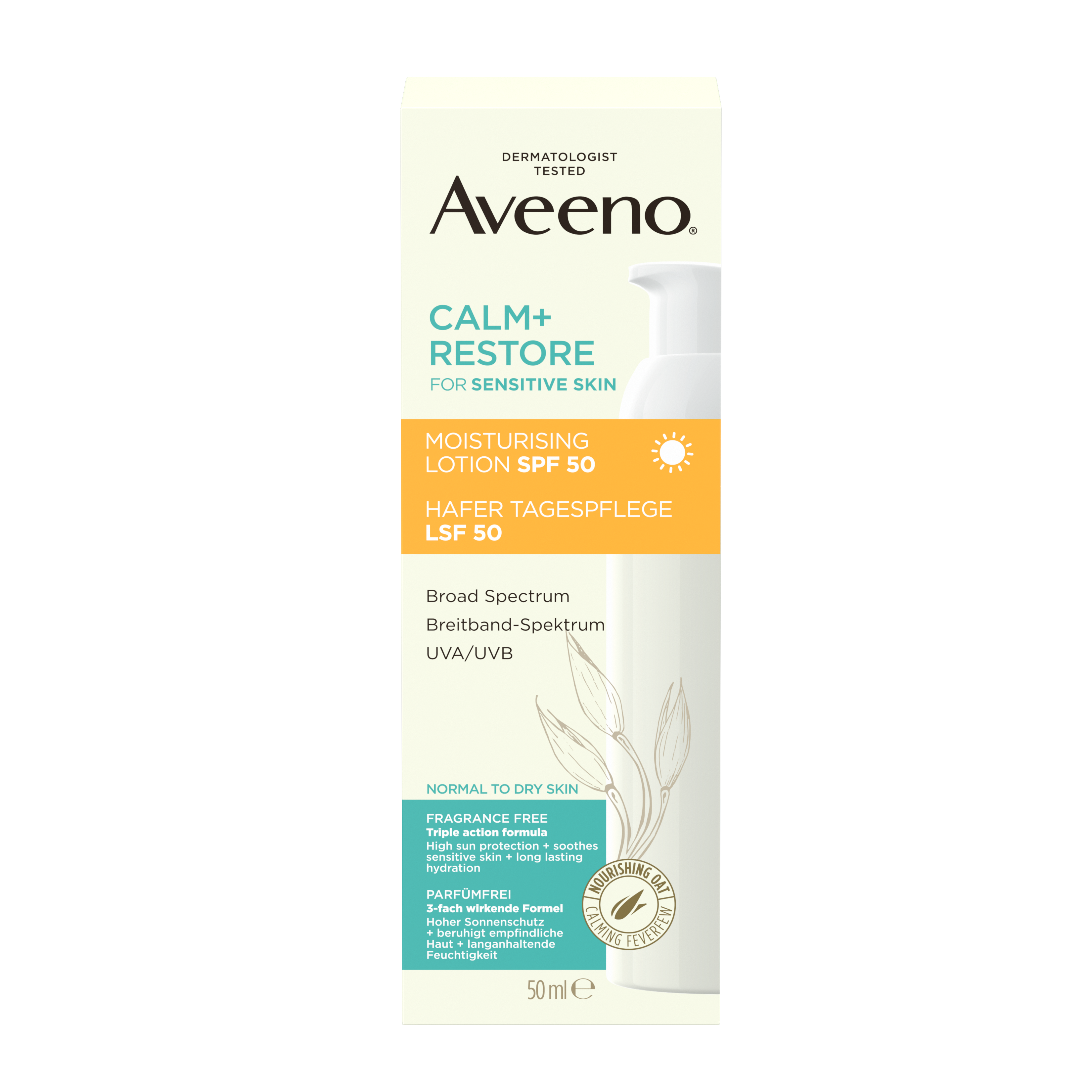 Aveeno SPF 50 box