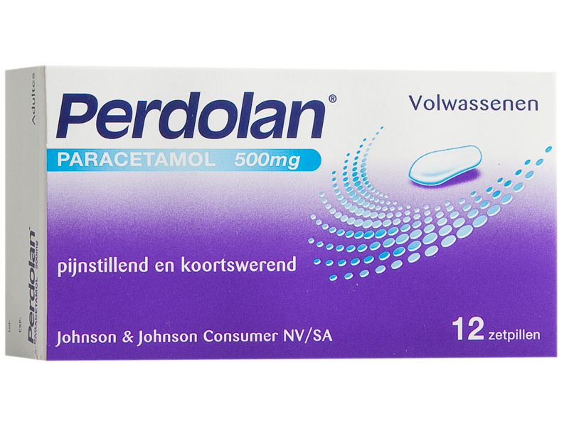 Perdolan® Adultes 500 mg — 12 suppositoires | Academy Plus