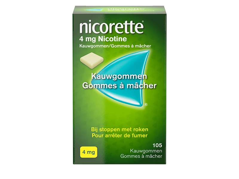 Nicorette® 4 mg — 105 kauwgommen