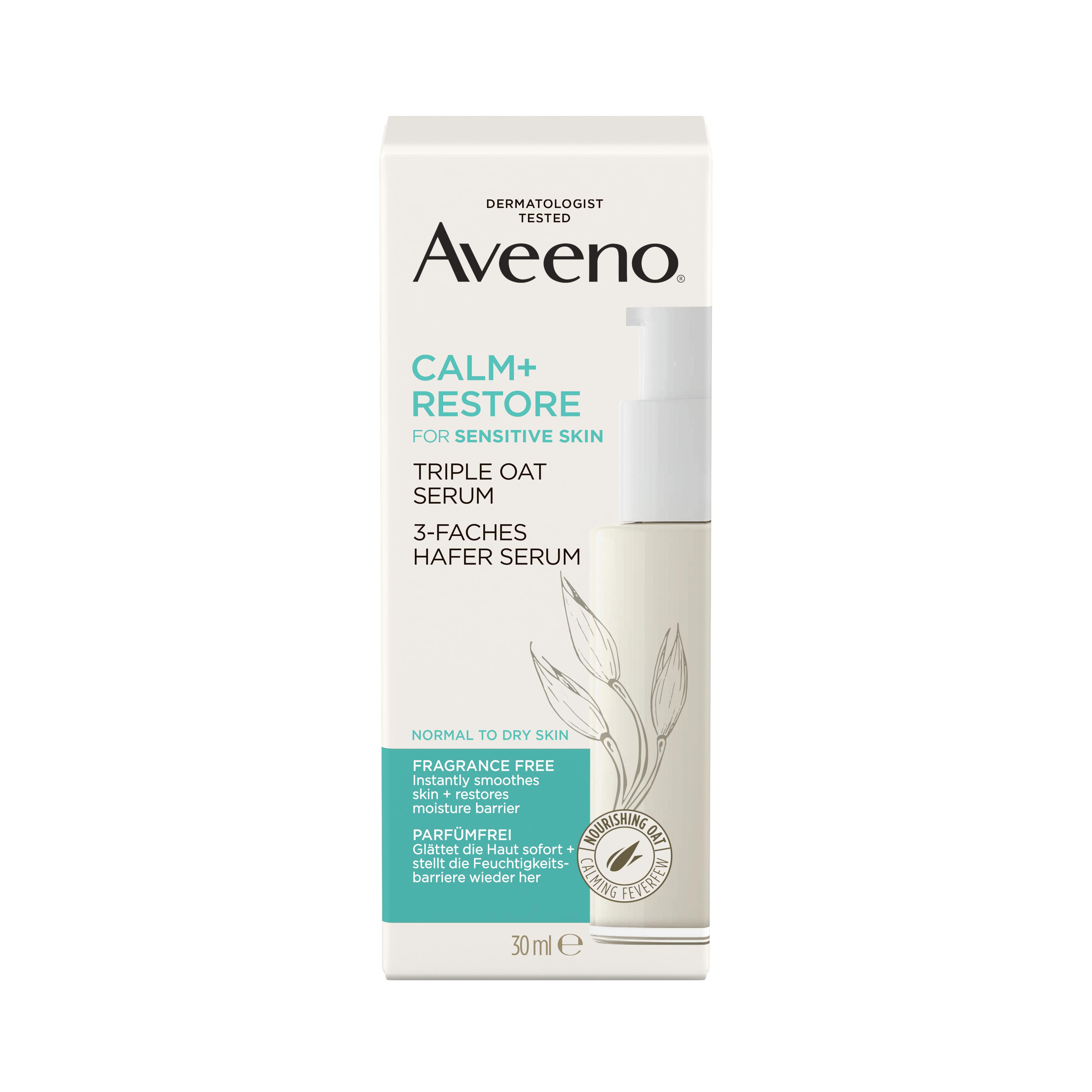 Aveeno DE CalmRestore Triple Oat Serum 30ml box.png