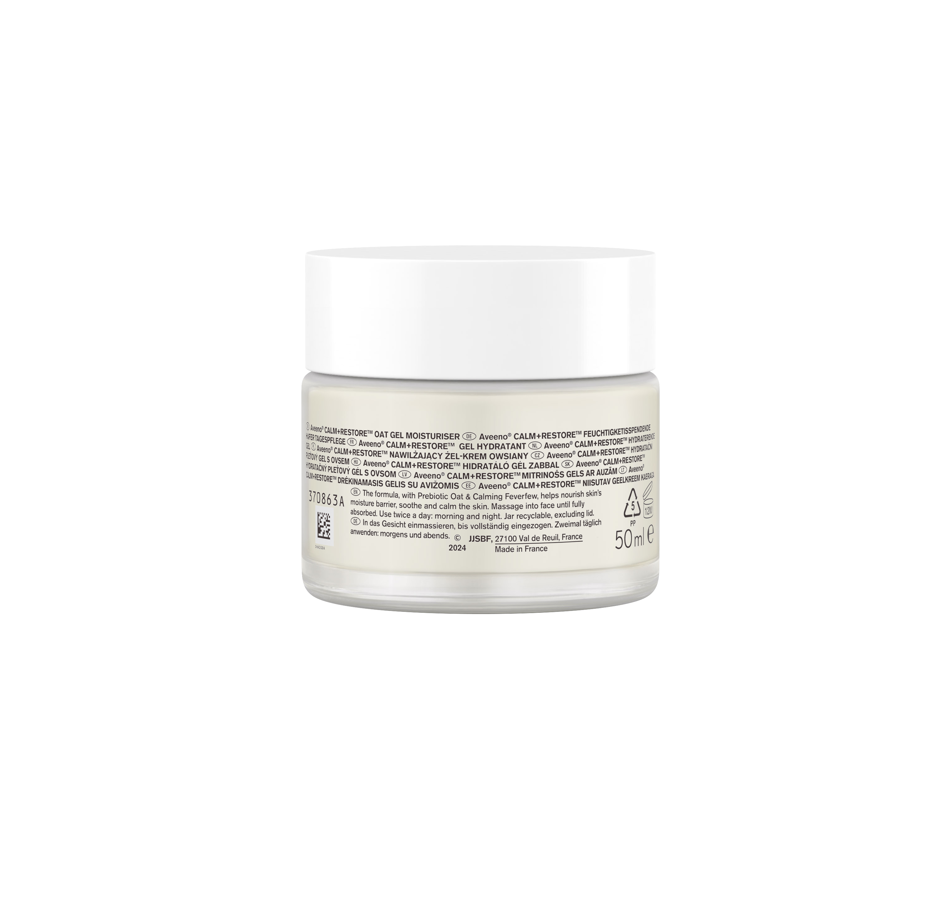 Aveeno Calm Restore Oat Gel Moisturiser 50ml BOP.png