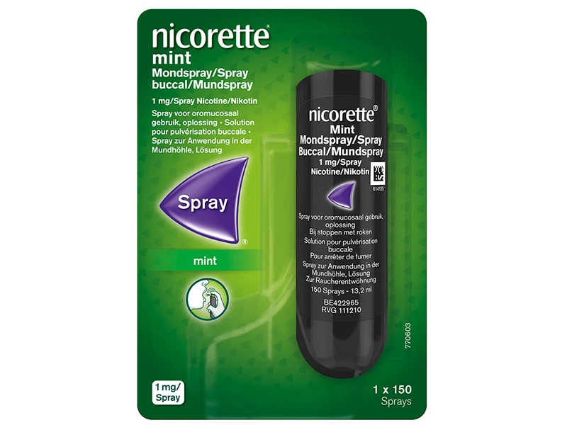 Nicorette® Freshmint 1 mg/spray — 13,2 ml (150 sprays)