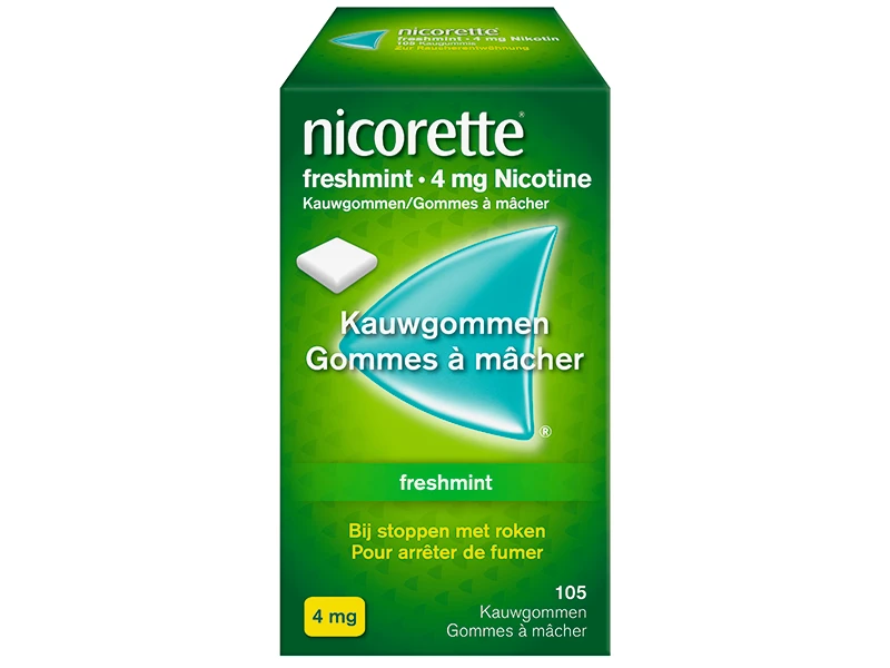 Nicorette® Freshmint 4 mg — 105 kauwgommen