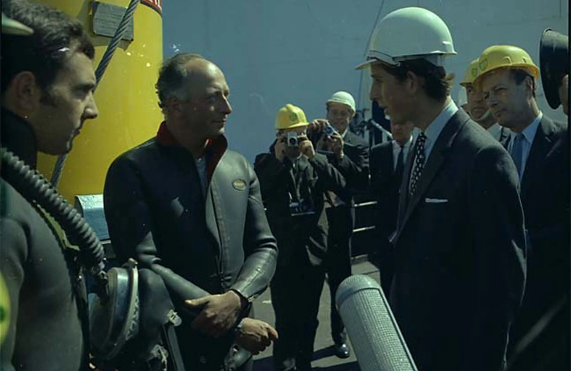 Prince Charles visits bp’s Sea Quest drilling rig in the North Sea