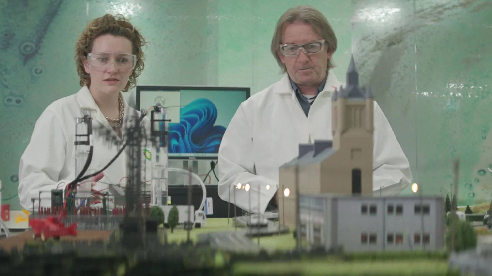 A real working scale model of Aberdeen has been built and a digital twin created to work as a development tool for the Aberdeen Hydrogen Hub project