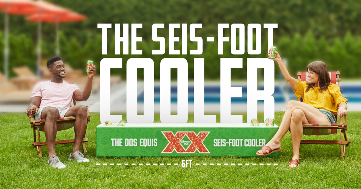 Dos Equis Seis Foot Cooler Case Study Main Image