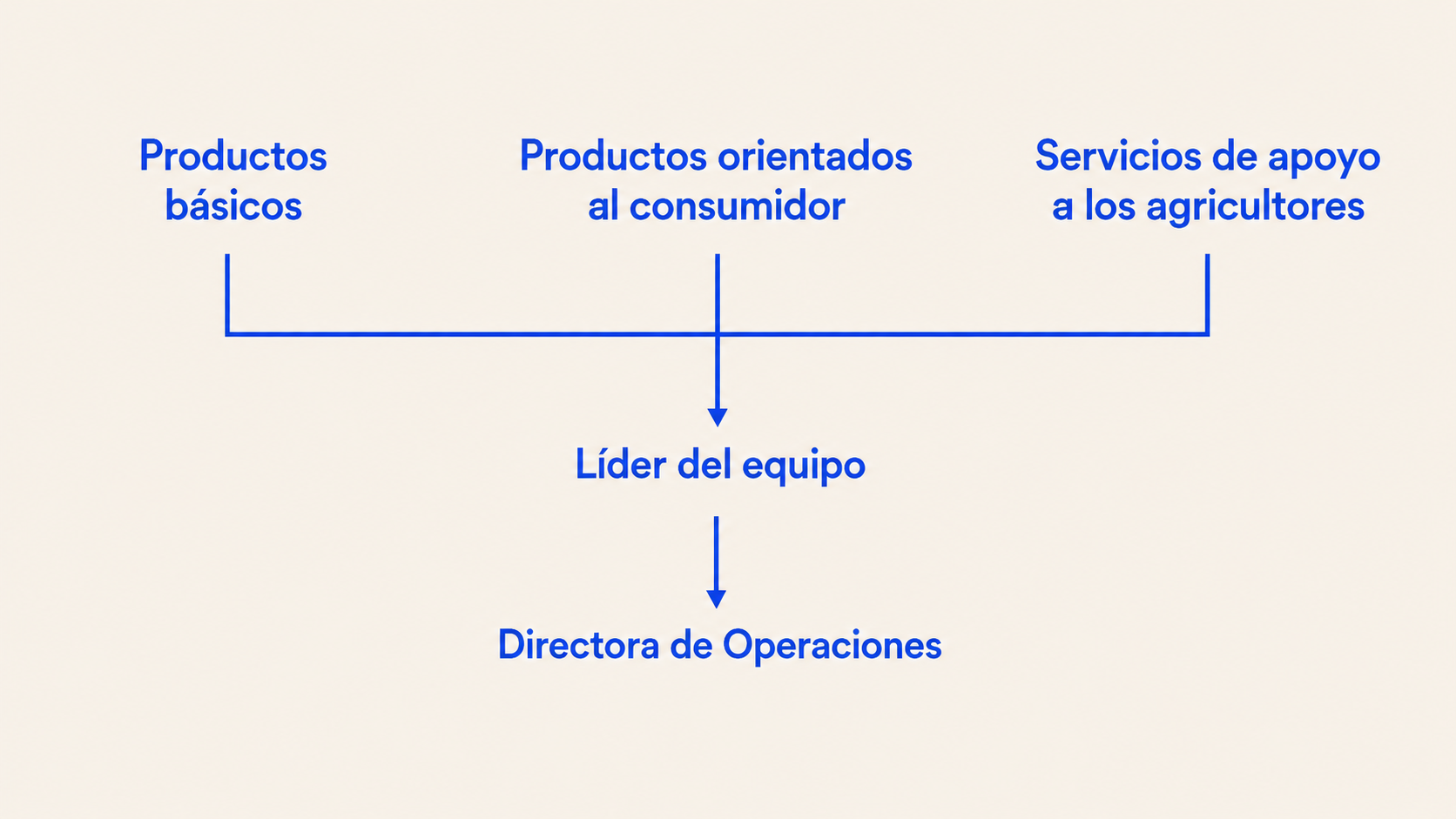 Estructura de equipos de productos