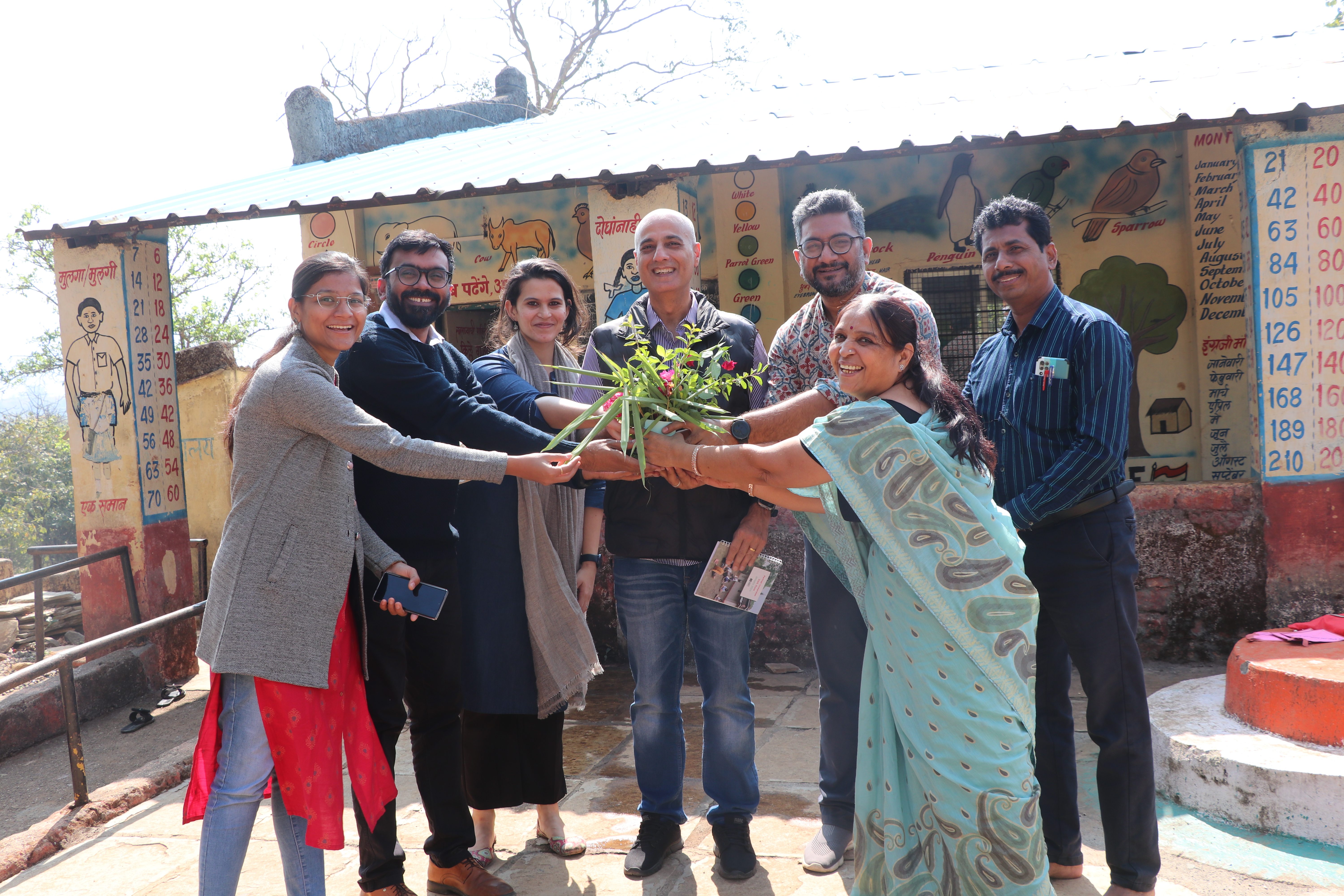 Madhukar Banuri with collaborators