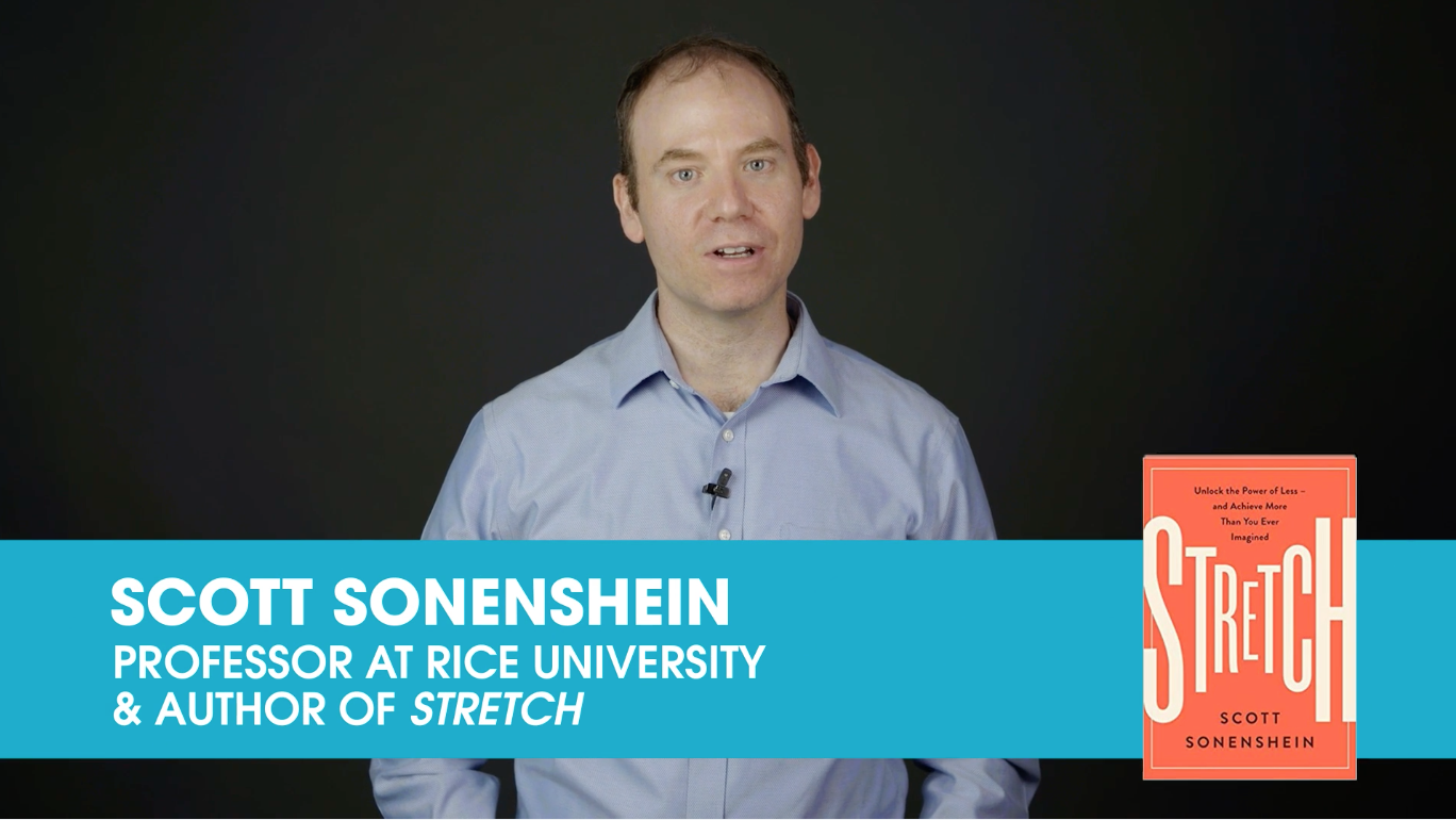 Scott Sonenshein Video Thumbnail