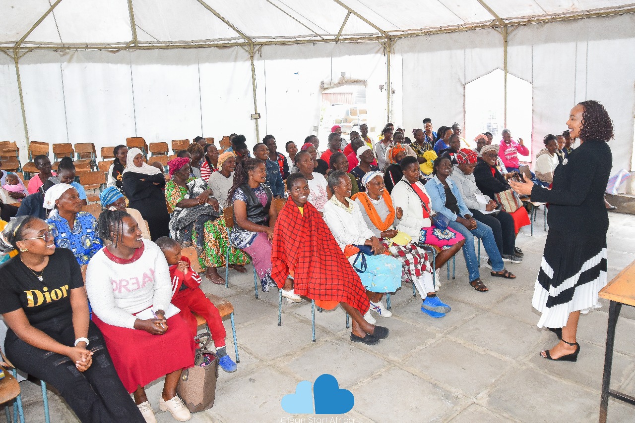 Teresa Njoroge speaking to an audience