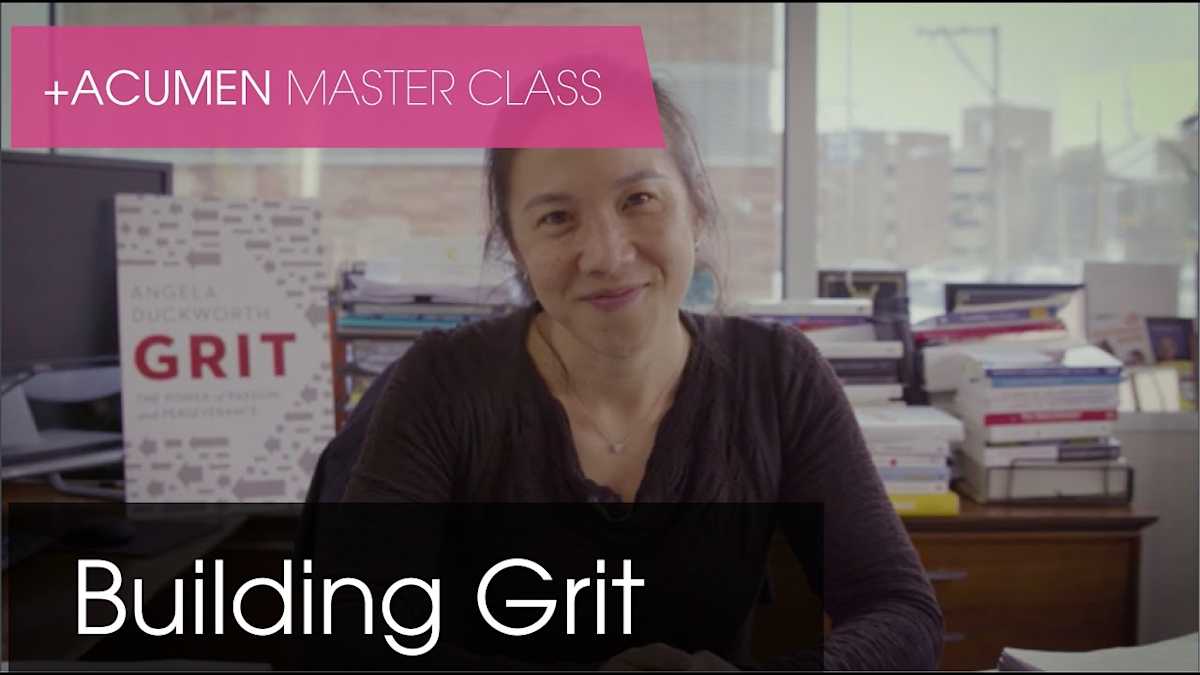 Angela Duckworth on Building Grit